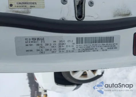 2016 Jeep Compass Sport from USA, damaged, VIN 1C4NJDBB5GD524076